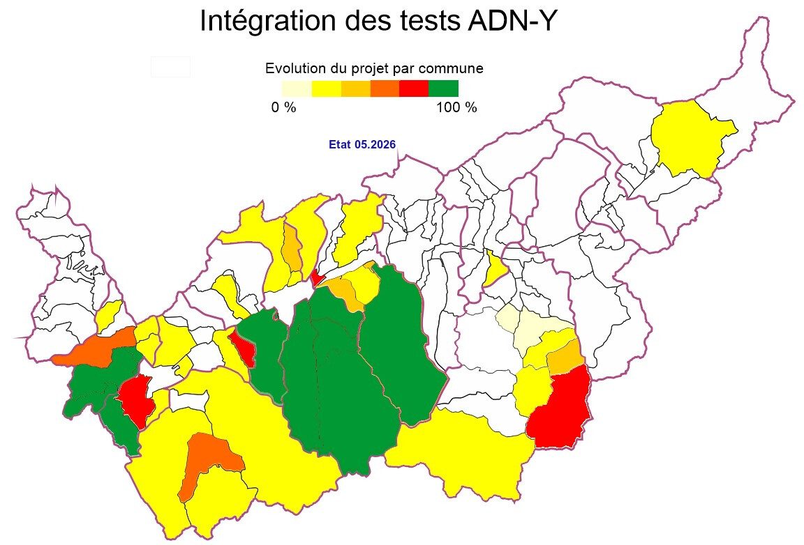 Intégration des tests ADN-Y, état 05.2026